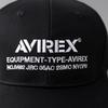 Avirex NUMBERING Military Baseball Cotton Size F 6-Panel Cap, Men's Low-Profile Cap, Black,