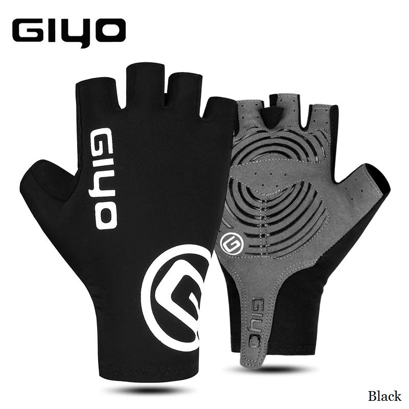 Giyo Breaking Wind Cyklistické rukavice bez prstů Protiskluzové cyklistické palčáky Závodní silniční kolo Rukavice MTB Biciclet Guantes Ciclismo