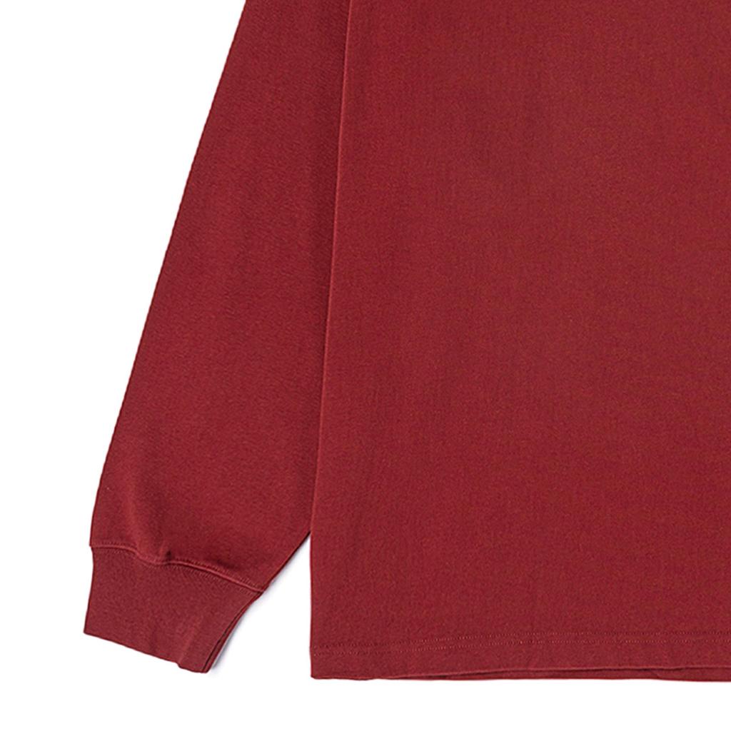 Vans Year Of The Dragon Zodiac Series Printed Letter Crew Neck Pullover Loose Long Sleeve T-Shirt Unisex T-Shirt Red Brown VN000GP87BF