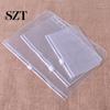 A5/A6/A7 Zippered Lock Envelope Document File Bag Transparent Pocket Organizer