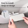 New Multifunctional Car Trash Can with Lid Button Hanging Storage Bin for Wet and Dry Use Car Interior Accessories Organizer Box