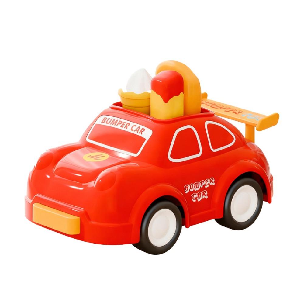 Cartoon Design Pull Back Simulation Car Toy Inertia Power Pull Back Cars Model Christmas Gift