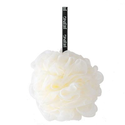 כדור ספוג רשת עמיד לאמבטיה, לא מתפורר, רך, פוף מקלחת, כדור רשת מקלחת עדין וקל משקל, מסיר לכלוך