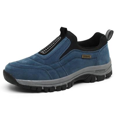 Scarpe da esterno da uomo di grandi dimensioni Scarpe da ginnastica Scarpe in pelle scamosciata Scarpe da trekking da uomo per escursionismo