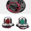 1 Pair Red & Green LED Navigation Light Signal Lamp Sidelight for Marine Boat Yacht Accessory