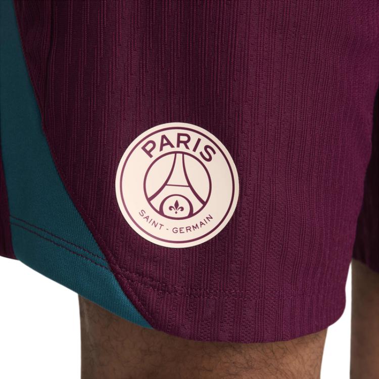Nike Dri-FIT Paris Saint-Germain Logo Print Sweat-Wicking Breathable Comfortable Casual Shorts Men shorts Burgundy FN9293-610