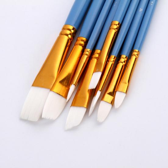10 sztuk/zestaw Różne rozmiary pędzelków malarskich dla artysty akwarelowy obraz olejny