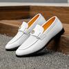 Fashion Designer Summer Fashion New Breathable Patent Leather Casual Shoes For Men Driving Loafter Formal Wedding Dress Homecoming