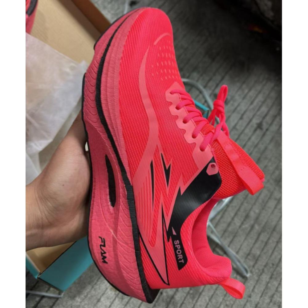 Marathon Carbon Plate Running Shoes Ultra Light Shock Absorbing Rebound Sneakers for Students Men Women