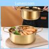 Stainless Steel Ramen Pot With Lid For Dorm Room Cooking And Gift Use