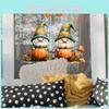 Cartoon Dwarf Halloween Pumpkin Glass Window Static Glue Free Home Decor Sticker