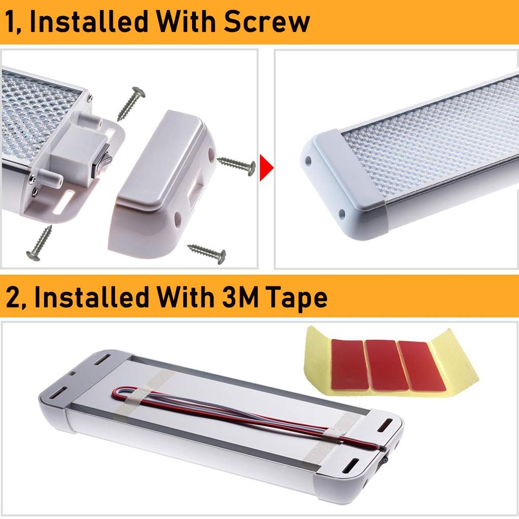 Camper Room Super 560mm for Kei Suzuki Cargo Light Cargo Compatible Lamp, Bright, Diameter, 24W, Hiace, Van, Every, Vehicle, Truck, Truck, Bed, Boat,