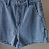 Summer 2025 Korean Style Women's Denim Cargo Shorts - Straight Leg, Versatile A-line