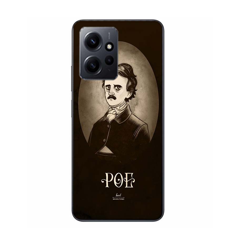 Edgar Allan Poe Phone Case For Redmi 12 13C 12C 15C 9 10 10C Note 13 Pro Plus 14 15 Pro 9T 9C 9A TPU Soft Cover Clear Cell Cases