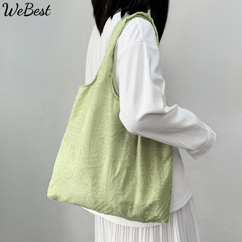 

Summer Muscle Texture Hundred Simple Leaves Shoulder Colorful Bag