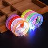 LED Light Up Bracelets Personalized Customized Glow Wristband Luminous Bracelet Glow In The Dark Party Supplies for Kids Adults