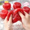 Ručně vyráběná melounová ledová tříšť Squishy hračka Měkká s pomalým odskokem Hračka na mačkání pro úlevu od stresu Realistický model simulace ovoce Dárek pro dospělé