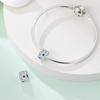 Fashion Copper Color Colorful Zircon Stars Moon Golden Separator Charms Beads Fit 3Mm Original Bracelet Fine Diy Jewelry