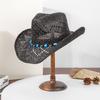 European, American and American Rongmei Summer Straw Hat Children British Fashion Western Cowboy Hat Big Brim Sun Hat
