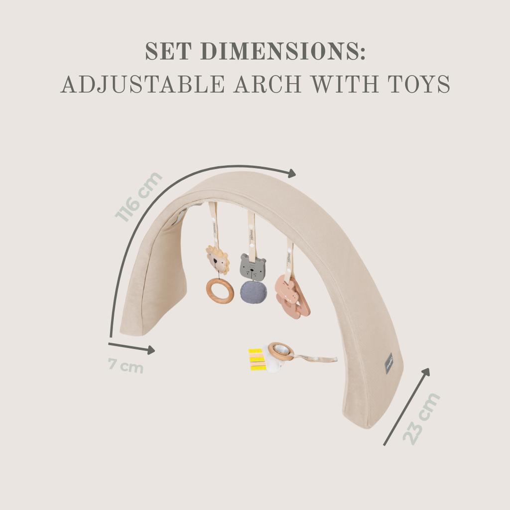 Modular Baby Nest With Sounds & Toys 4 In 1 Sand