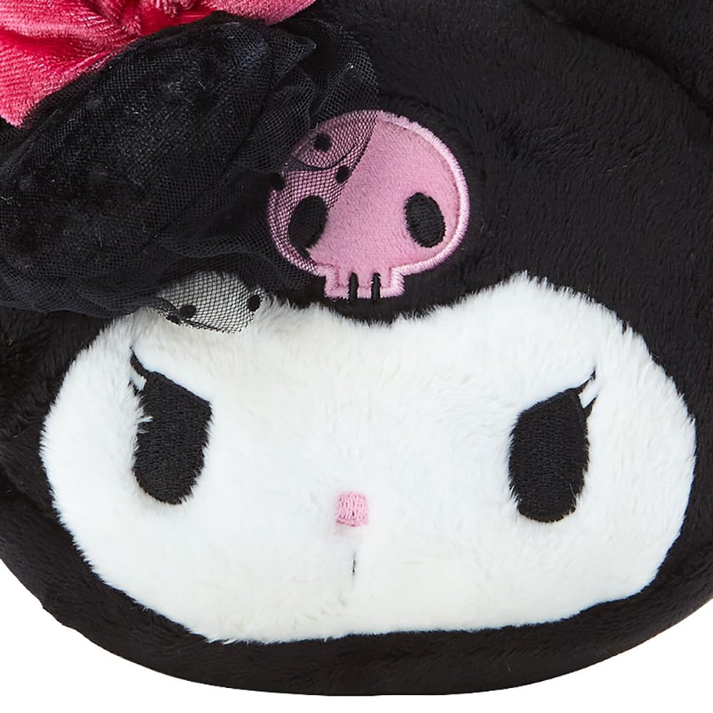 Sanrio Kuromi Baku Boa Pouch Fantasy 133884 & Face-Shaped (Kuromi Princess)