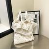 Large Capacity Solid Color Casual Shoulder Bags Sewing Thread Interior Zipper Pocket Bags for Women 2026  Tote Bag