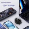 240W Fast Charging Retractable Dual Type-C Cable for Apple, Huawei, Laptops, and Phones
