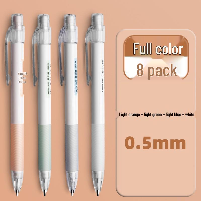 Shock-Absorbing Mechanical Pencil for Kids, Lead-Break Resistant, 0.7mm Non-Slip Soft Grip, 0.5mm Tip