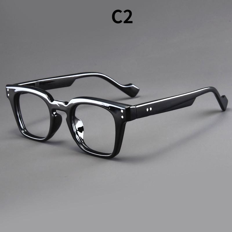 Women's glasses, men's and women's fashion square large-frame glasses