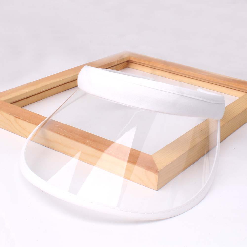 Korean-Style Unisex PVC Sunshade Topless Hat for Spring, Summer, and Autumn