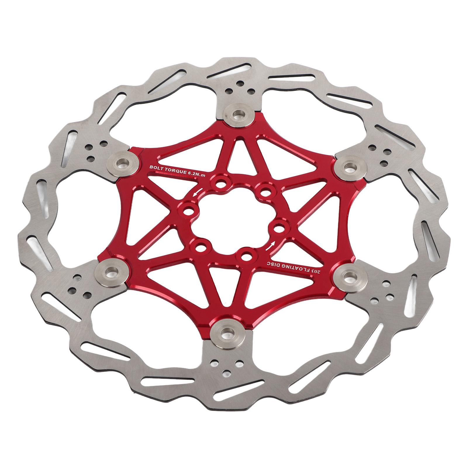 

160180203 мм плавающий тормозной диск для горного велосипеда велосипедный тормозной диск велосипедный аксессуар(черный красный