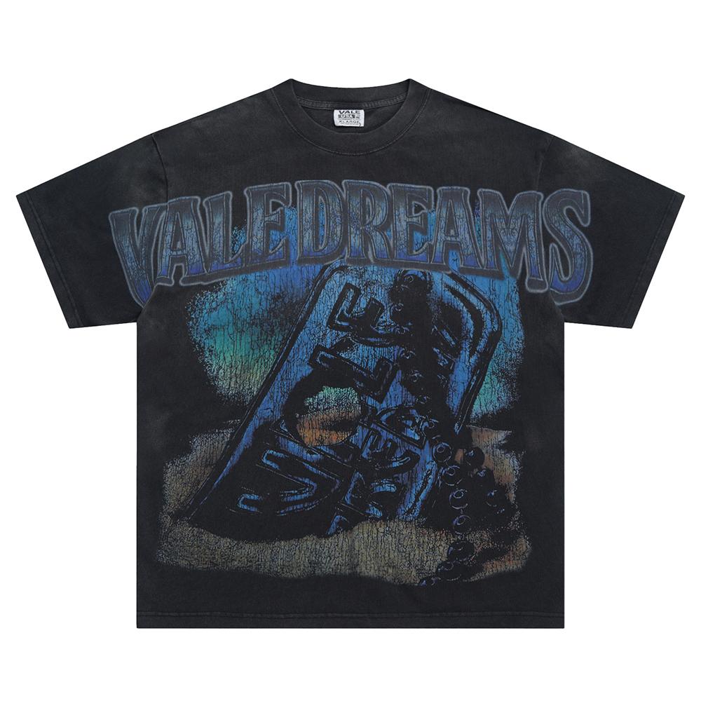 

V536 Вейл Форевер Вэлли Спорт ЖЕТОН БОЛЬШАЯ ФУТБОЛКА Летняя Уличная Трендовая Футболка S