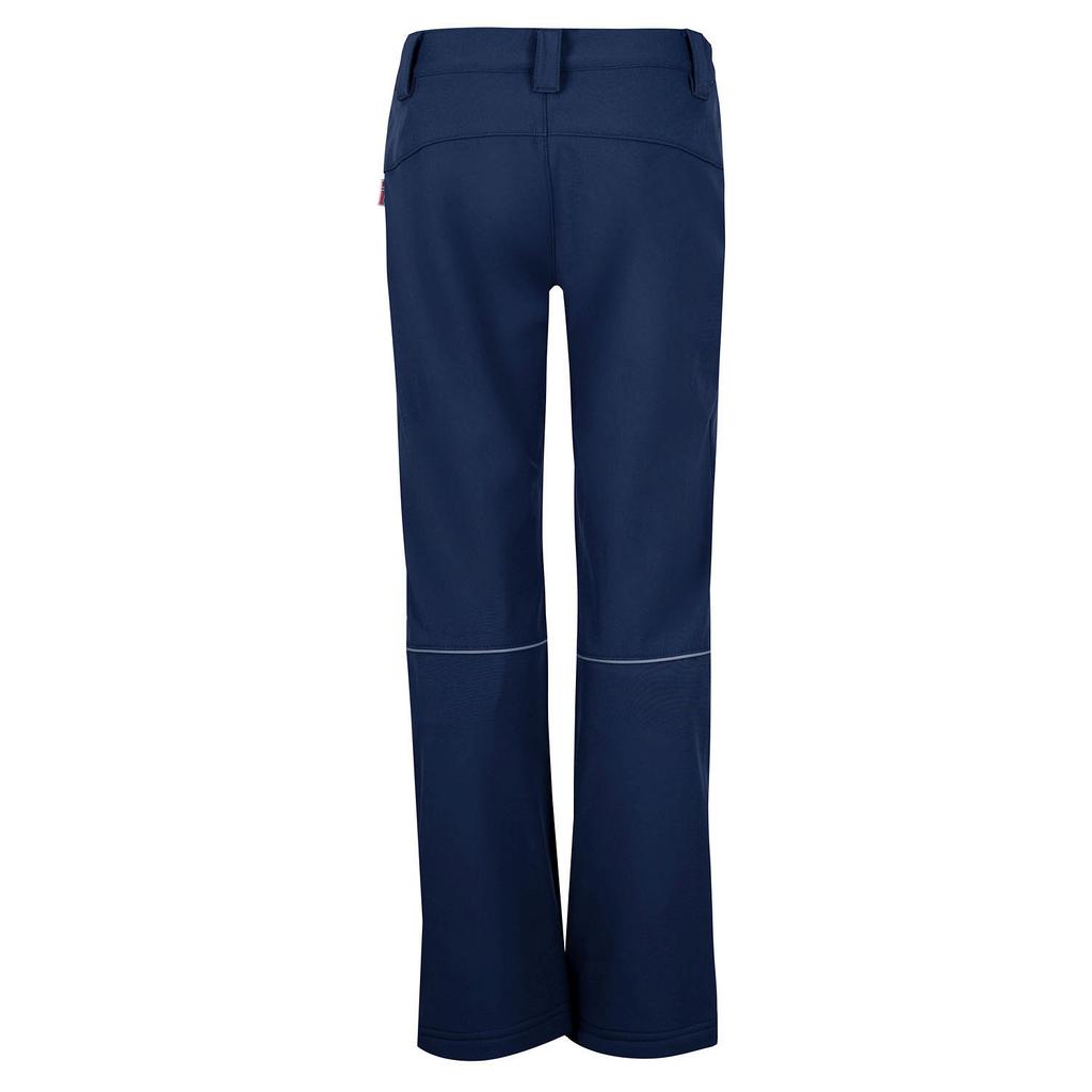 Spodnie softshellowe dziewczęce/chłopięce Trollkids Kids Fjell Softshell Pant granatowe (117-114) 92