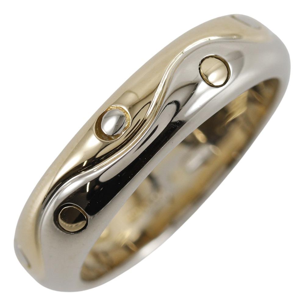 

BVLGARI Onda Ring combination K18 yellow gold/K18 white gold #5.8(US Size) 6.5g Women Used