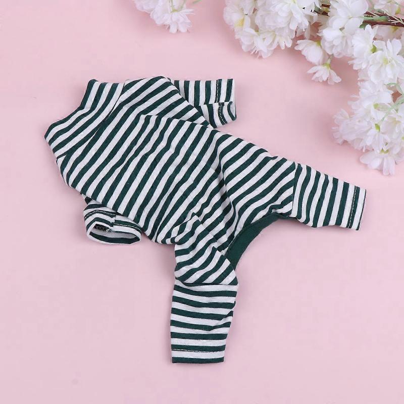 Dog Cotton Jumpsuit Size S Green For Walking 1Pcs