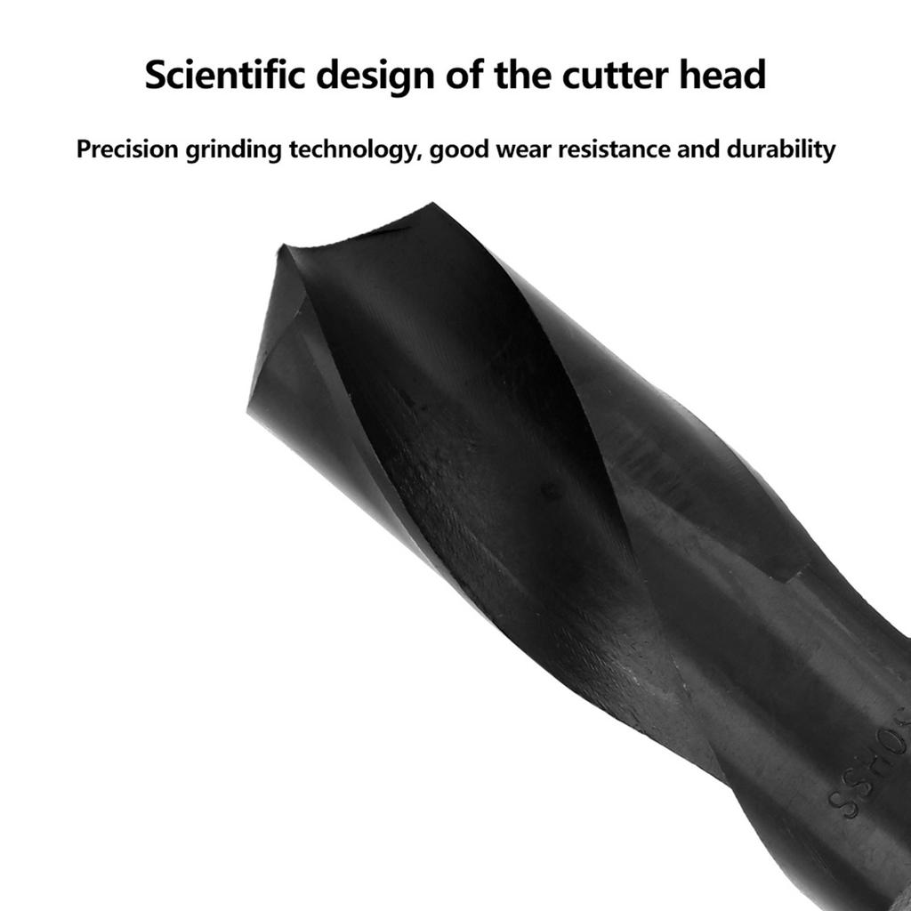 1 2 inch Shank Drill Bit High Speed Steel Twist Drill Bit Tool for Wood Metal (30mm)