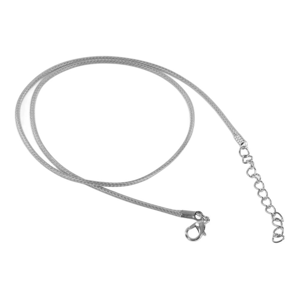 20pcs 2mm Diameter Necklace String Rope Adjustable Length Jewelry Making Cord For Jewelry Making