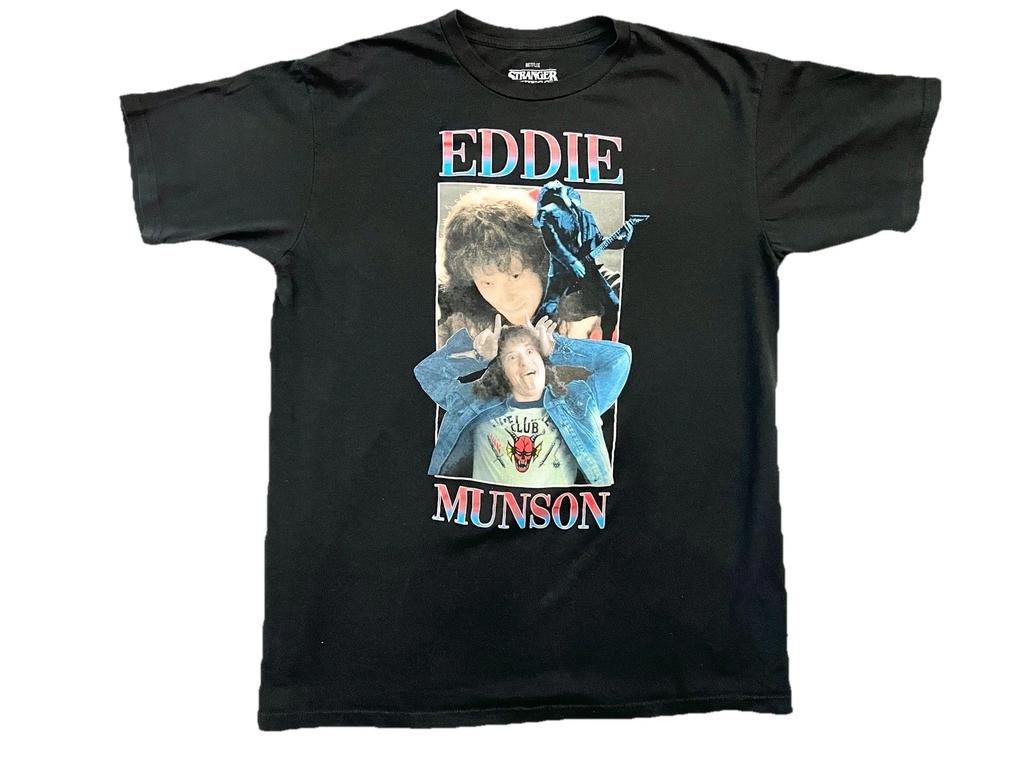 Strangers Things Eddie Munson T-Shirt Size XL Extra Large Netflix Adult Clothing