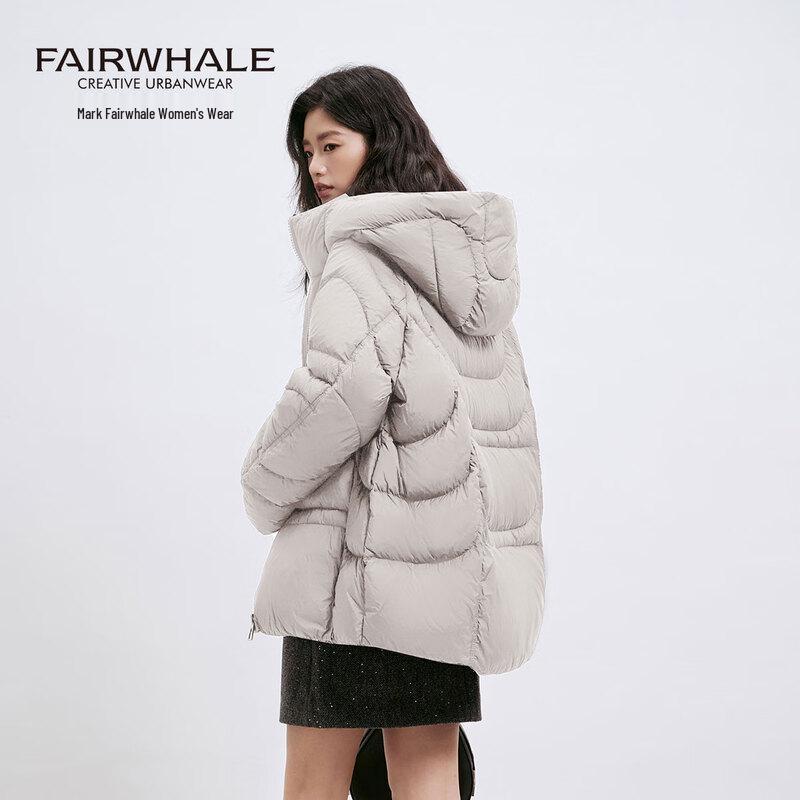 Женская пуховая куртка Mark Fairwhale оверсайз с капюшоном M