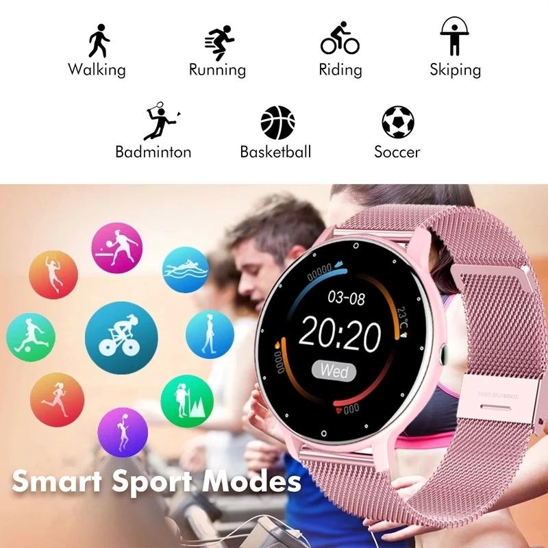 New Smart Watch Men Women Heart Rate Sleep Health Monitor Fitness Tracker IP67 Waterproof Sports Smartwatch For Android IOS