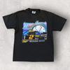 Vintage 90s Rusty Wallace #2 Miller Genuine Draft Nascar T Shirt Lee Sport Large Unisex T-Shirt