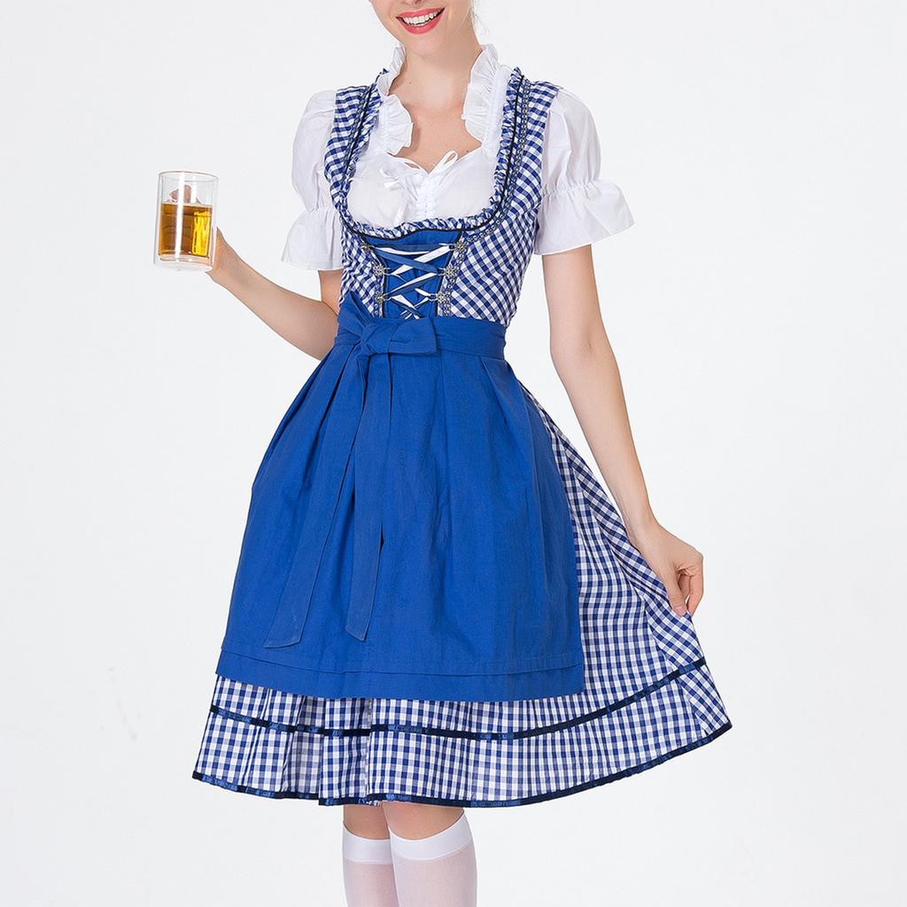 Women's Fashion Beer Festival Costume Ethnic Stage Performance Party Dress Set