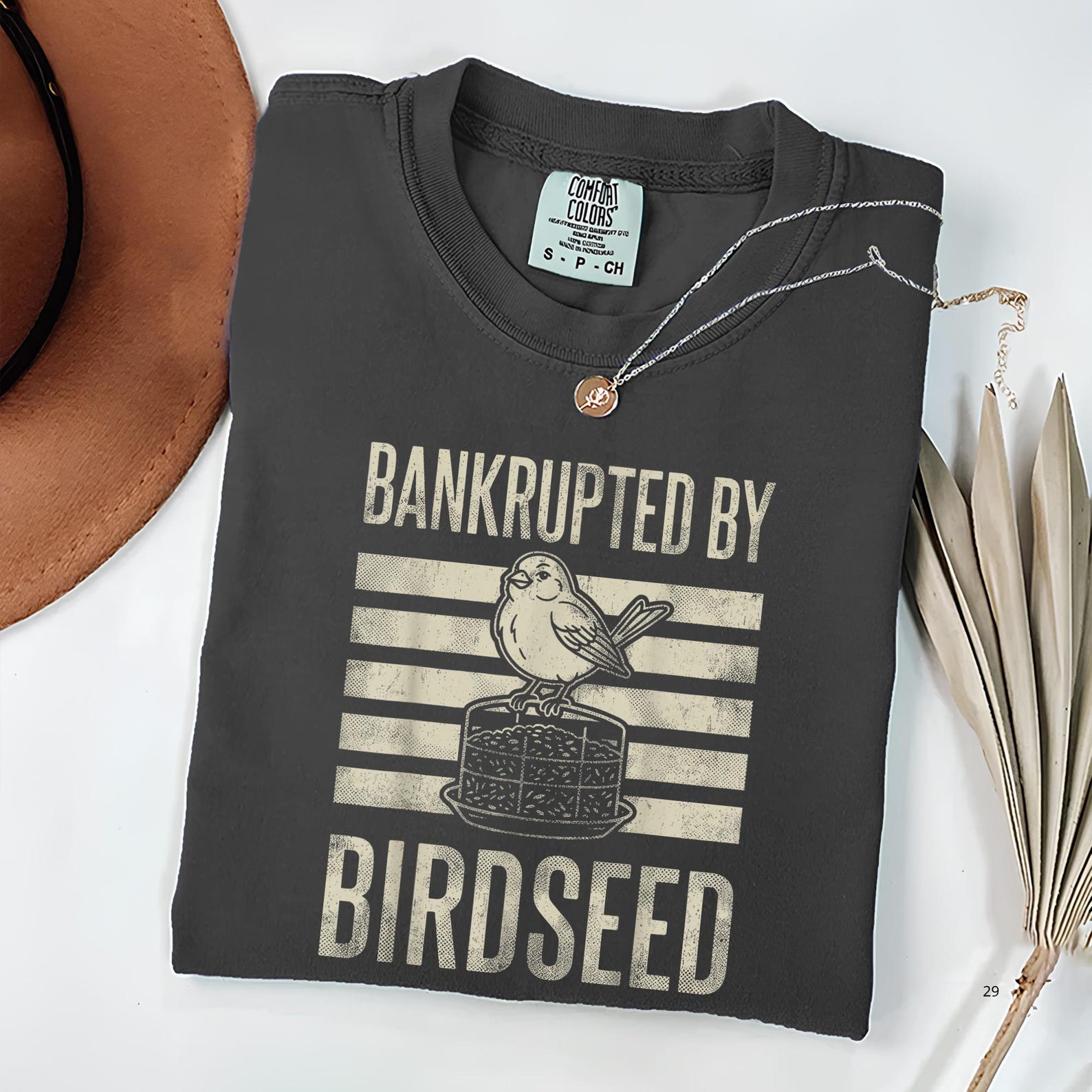 Bankrupted By Birdseed Shirt, Funny Bird Lover T-Shirt, Pet Bird Owner Gift, Parakeet Budgie Lover, Vintage Birdwatching 3XL