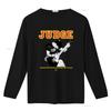 Vintage Hardcore Punk Judge Band Guitarist Print Streetwear Casual T Shirt vintage Washed Slightly Soft Top For Everyday Wear