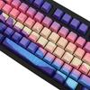 Double Shot PBT Keycaps 124 Keys Purple Dreamland Custom Keycap Set Dye Sub Backlight Key Caps For MX Switch