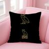 Octobers Very OwnO Owls OVO Cushion Cover Pillowcase Short Plush Invisible zipper Room Sofa Cushion Cover