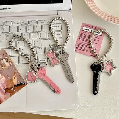 MINKYS Niedliches Tragbares Metall Liebesherz Kunst Nutzmesser Express Kartonschneider Papier Schneider Bastel Verpackungswerkzeuge
