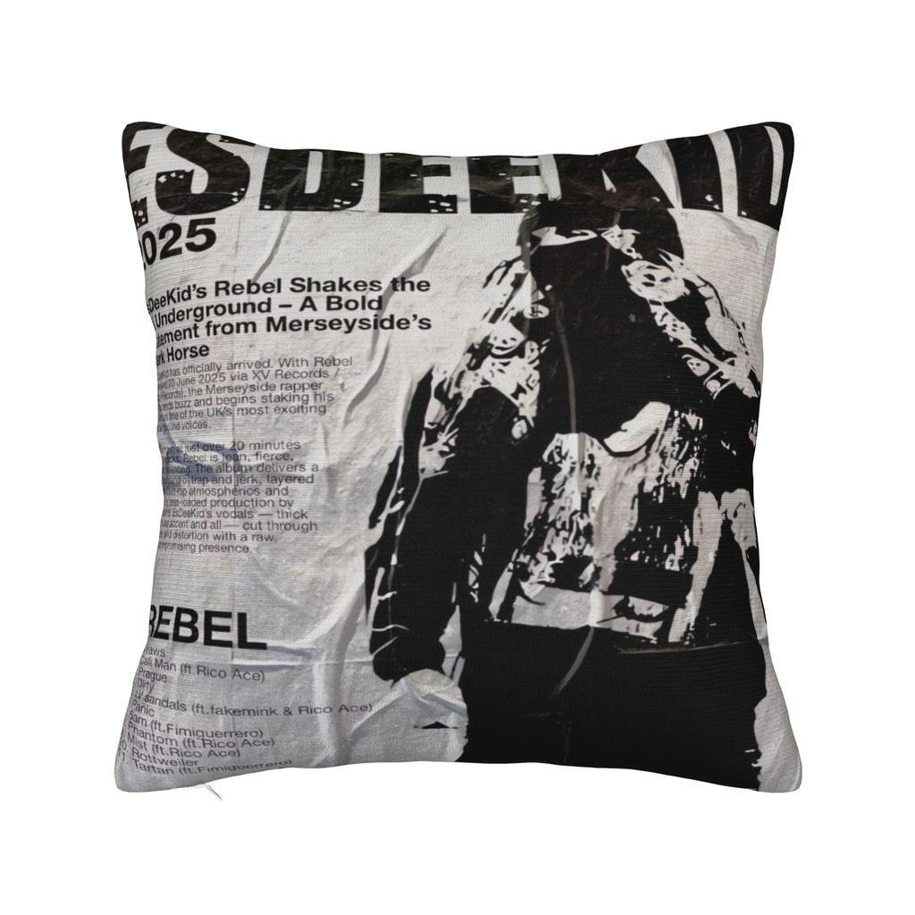 Rapper EsDeeKid Printing Pillowcase Cushion Cover Pillow Covers Y2K Home Decorations Square Multi Size