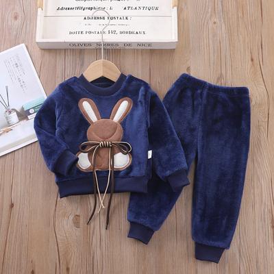 Kinder Herbst Kleidung Baby Pyjamas Mädchen Kleidung Jungen Anzüge Flanell Pyjamas Set