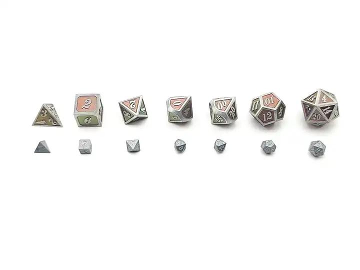 Despicable Me Rpg Dice Tiny Set of 7 Metal Dice